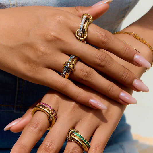 Forever Stacked Rings